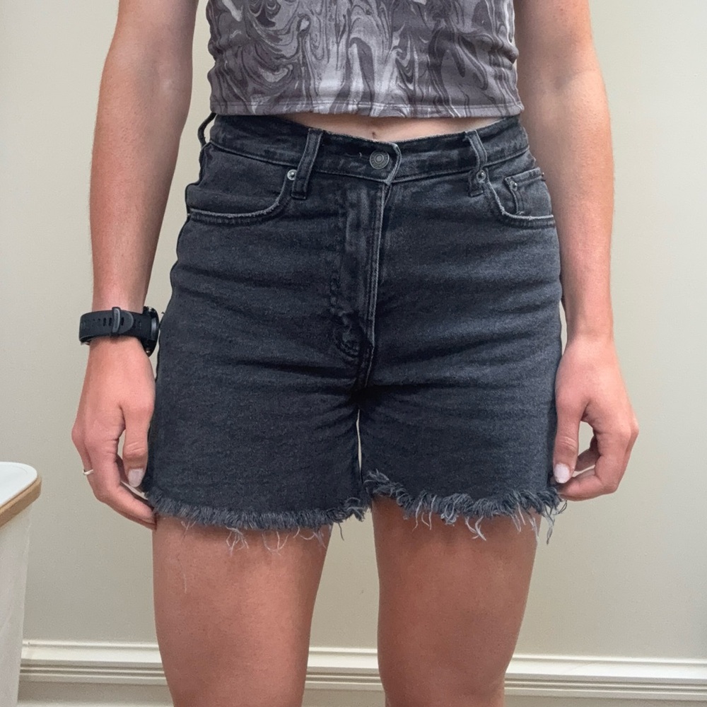 Abercrombie & Fitch Black High Rise Shorts